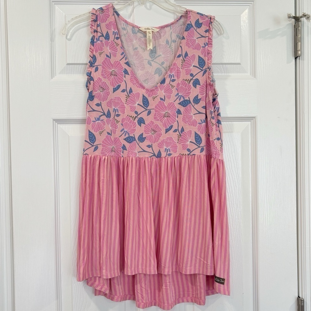 Matilda Jane Women's Dream Chasers Off She Goes Top Size Medium